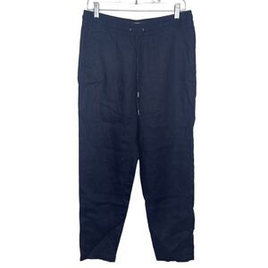 LOGG Casual Pants Size 8 Navy Blue Casual Lightweight Pull On Drawstring